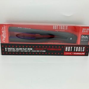 Hot Tools 1" Digital Salon Flat Iron NWT